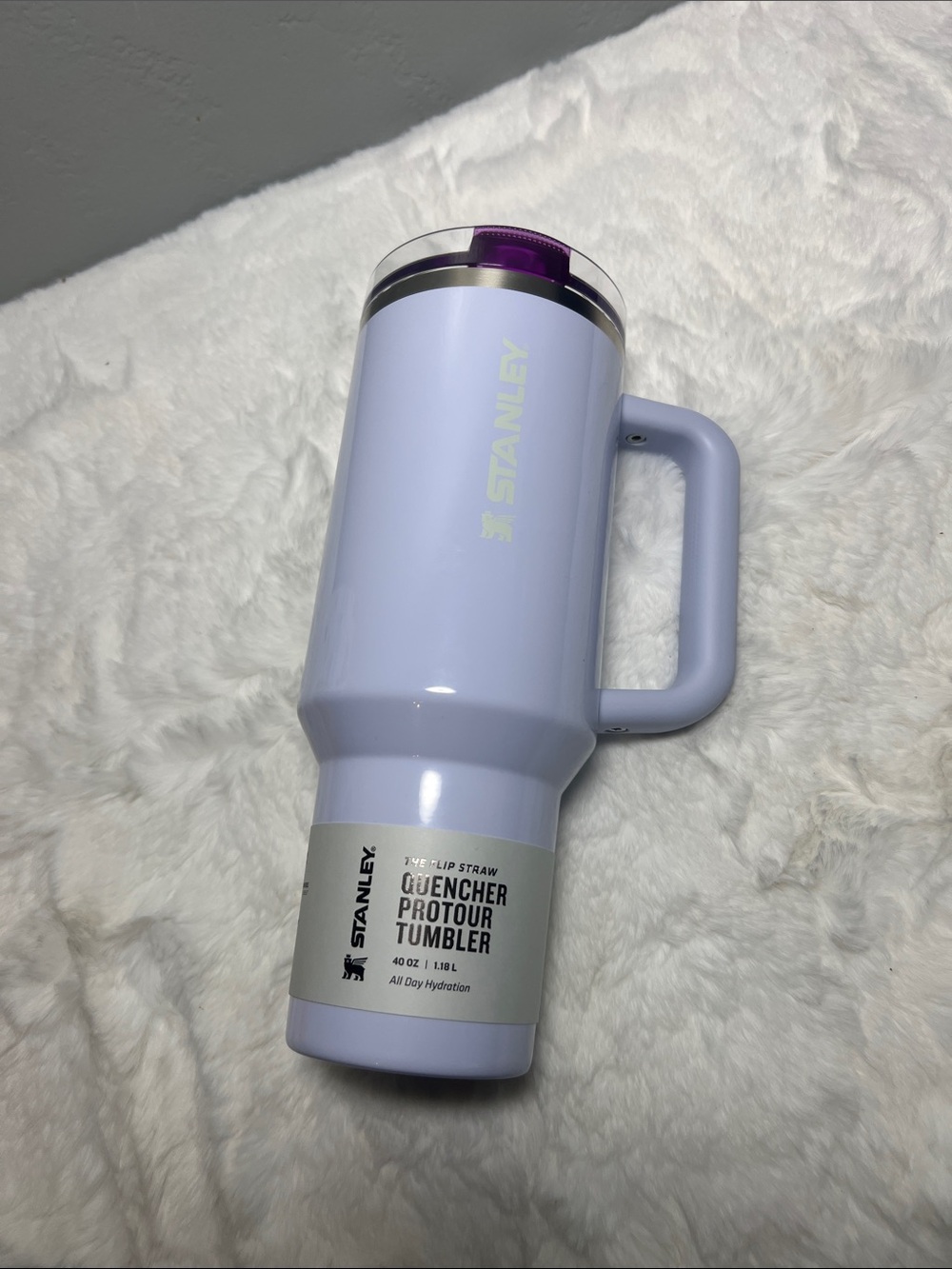 Stanley Lavender Insulated Travel Tumbler with Handle